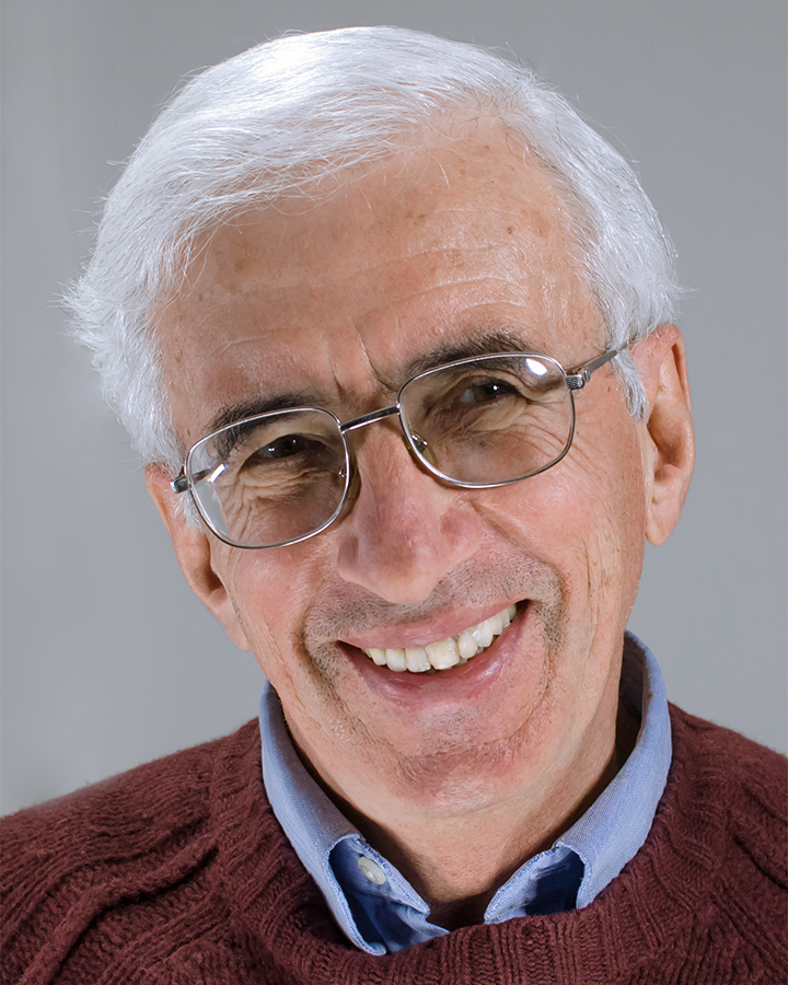 Leonid Margolis in front of a gray studio backdrop